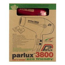 Parlux 3800 Ionic & Ceramic Eco Friendly Hair Dryer Red