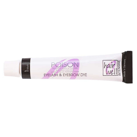 Hairwell Eyelash Eyebrow Tint 1 Black 20ml